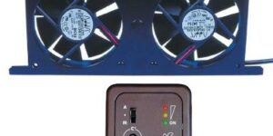 VENTILADOR DOBLE CBE PARA NEVERAS Función manual o automática con termostato.