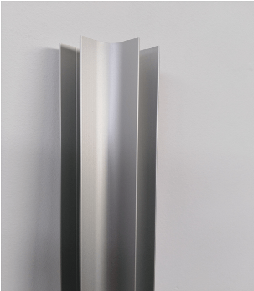Perfil aluminio 2,2 m. (ángulo corto)