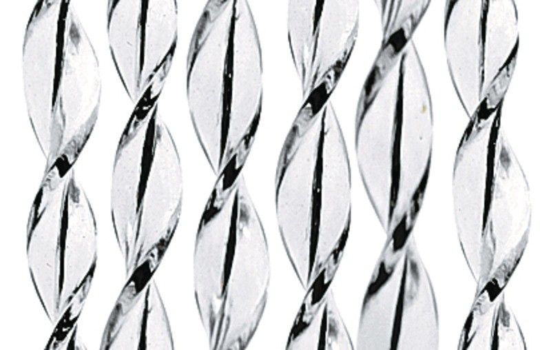 Cortina de puerta SARA, 100% PVC, 60x190cm, blanco/negro.