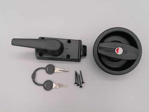 Cerradura Zadi Europa derecha negra